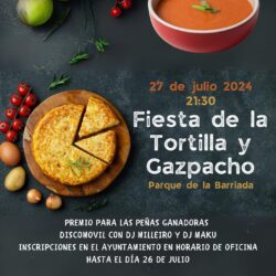 ¡Fiesta de la tortilla y gazpacho 2024!