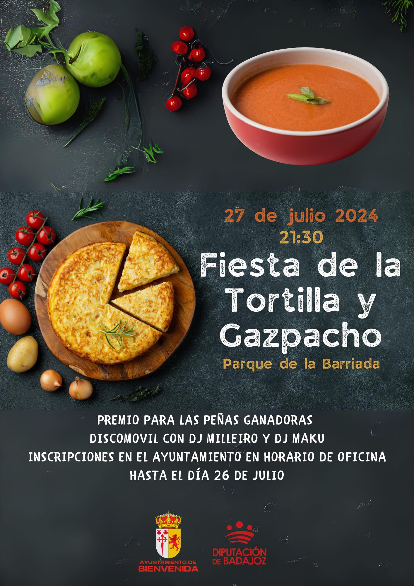 ¡Fiesta de la tortilla y gazpacho 2024!