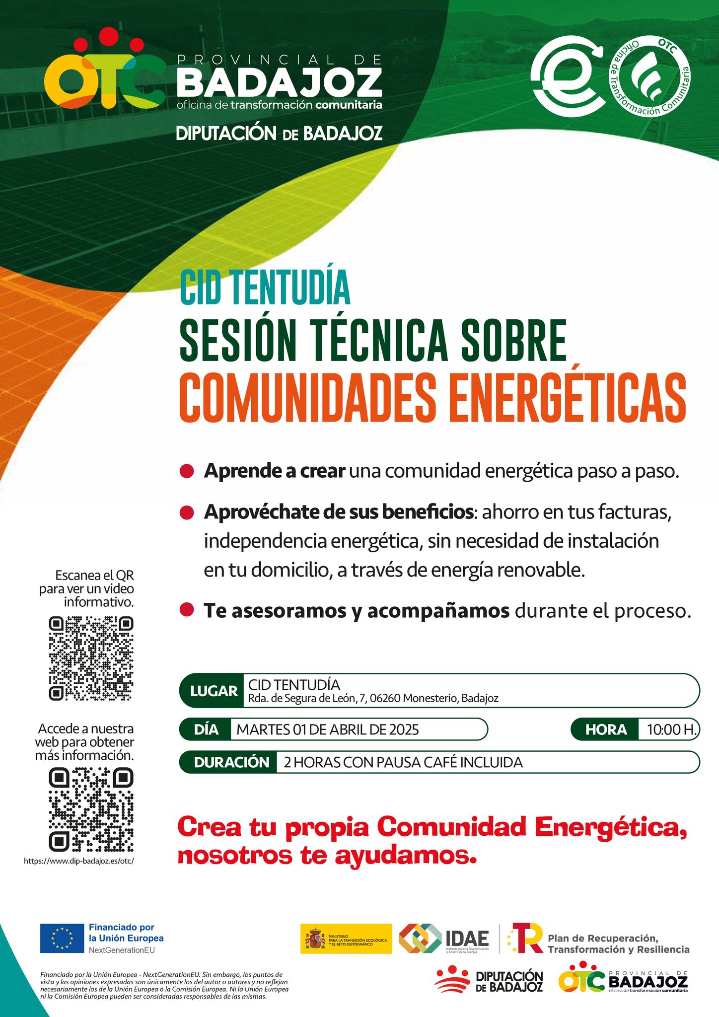 Segunda jornada sobre Comunidades Energéticas